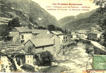 Vue sur l'ancienne scierie